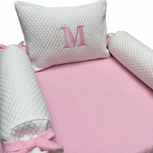 Set de Almohadas con inicial bordada