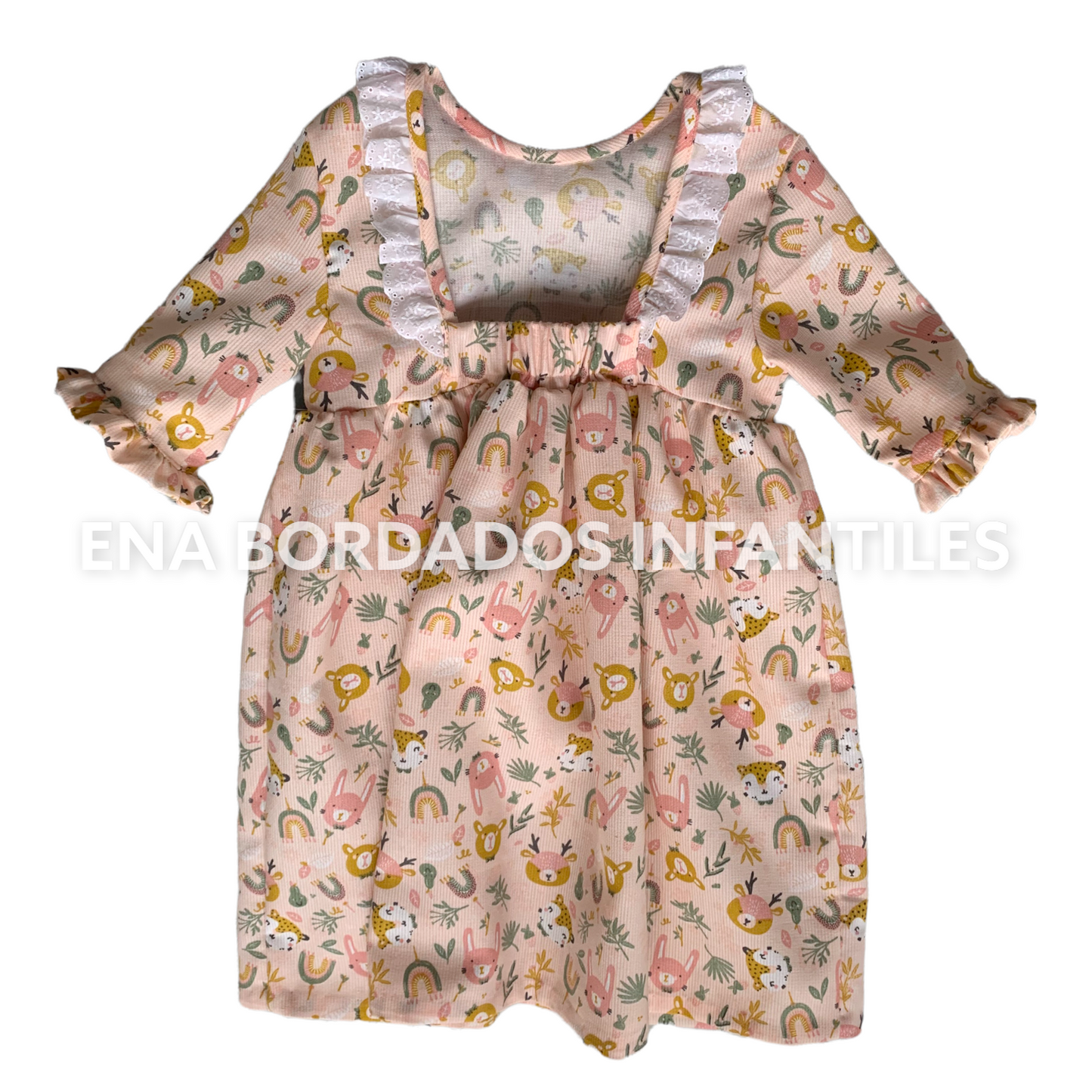 Vestido manga 3/4