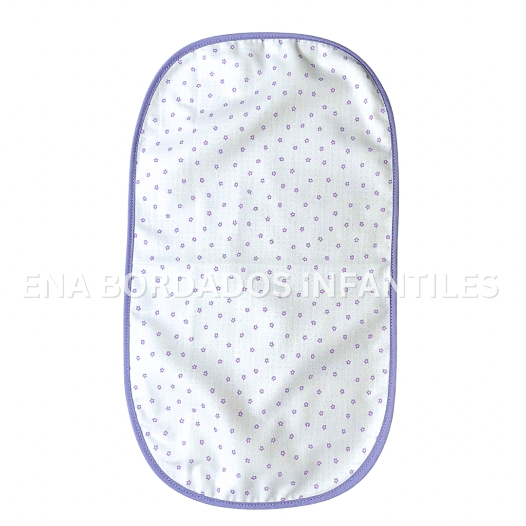 Saca Aire flores moradas con waffle