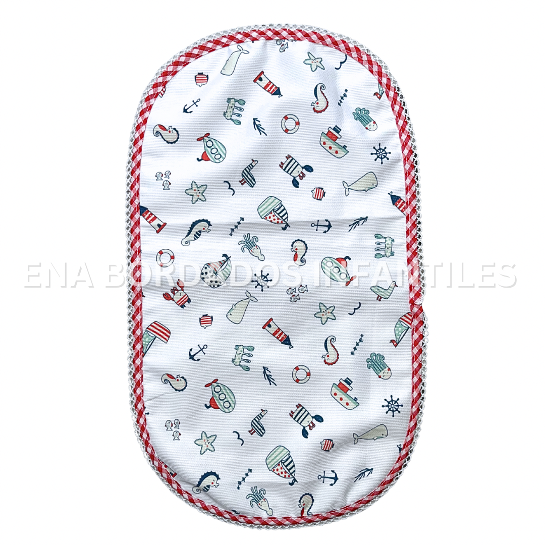 Saca Aire piqué marinero