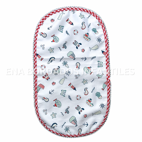 Saca Aire piqué marinero