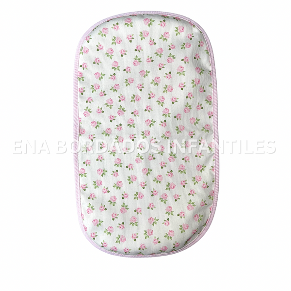 Saca Aire piqué rosas rosada