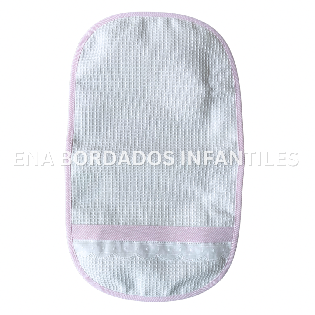 Saca aire waffle orilla rosada rayitas