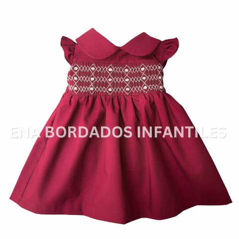 Vestido ocre panal sin mangas 6 meses