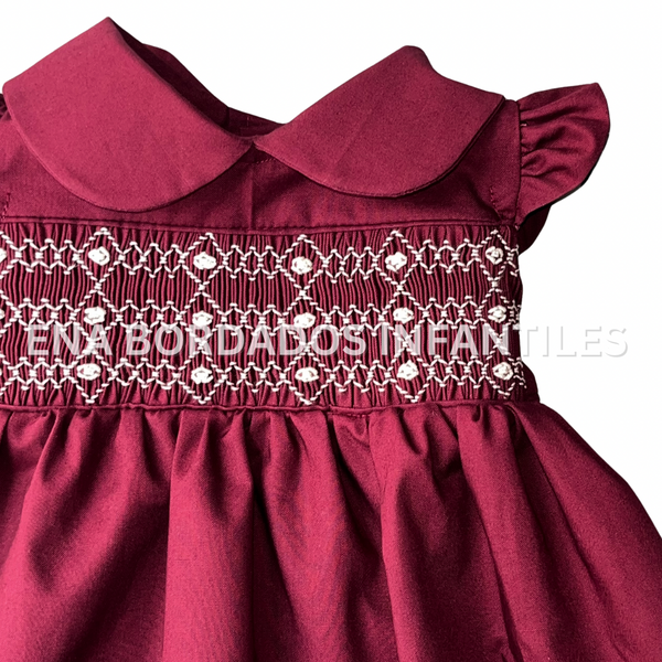 Vestido ocre panal sin mangas 6 meses