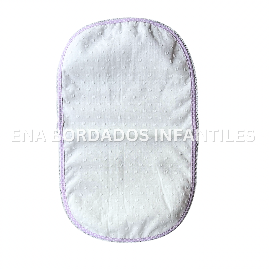Saca aire plumeti/waffle orilla morado claro