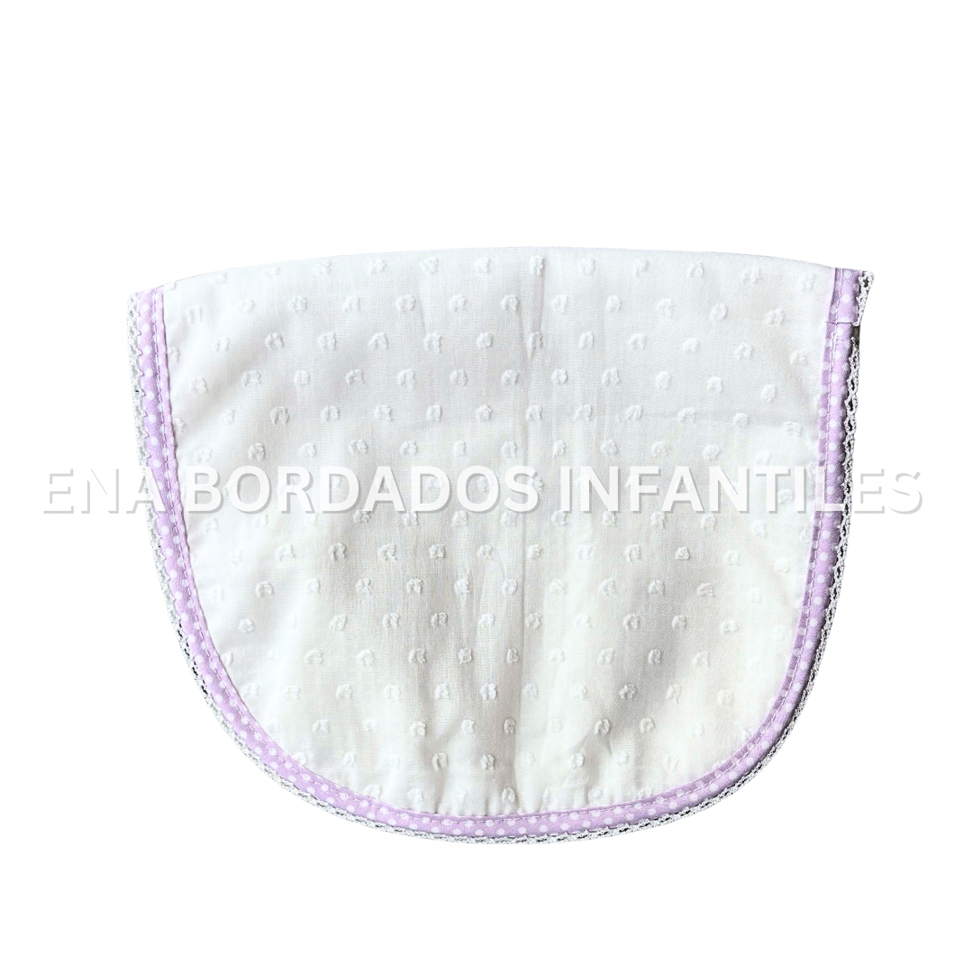 Saca aire plumeti/waffle orilla morado claro