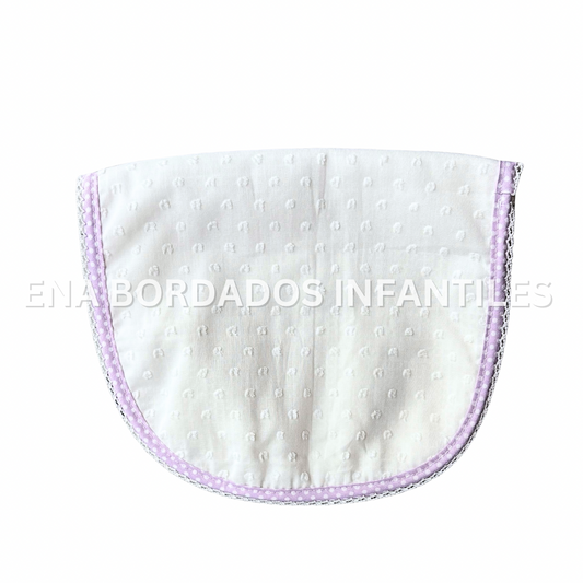 Saca aire plumeti/waffle orilla morado claro