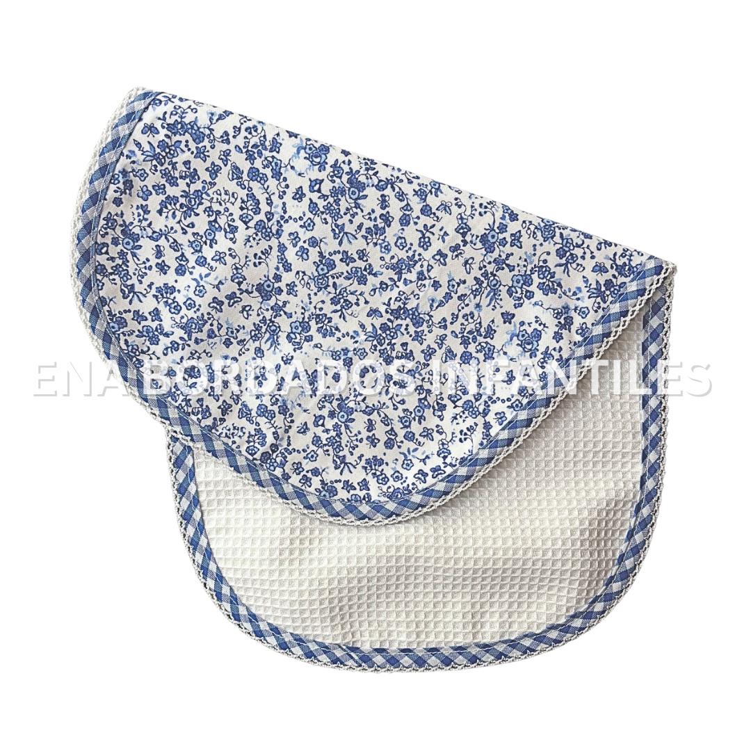 Saca aire flores azules/waffle