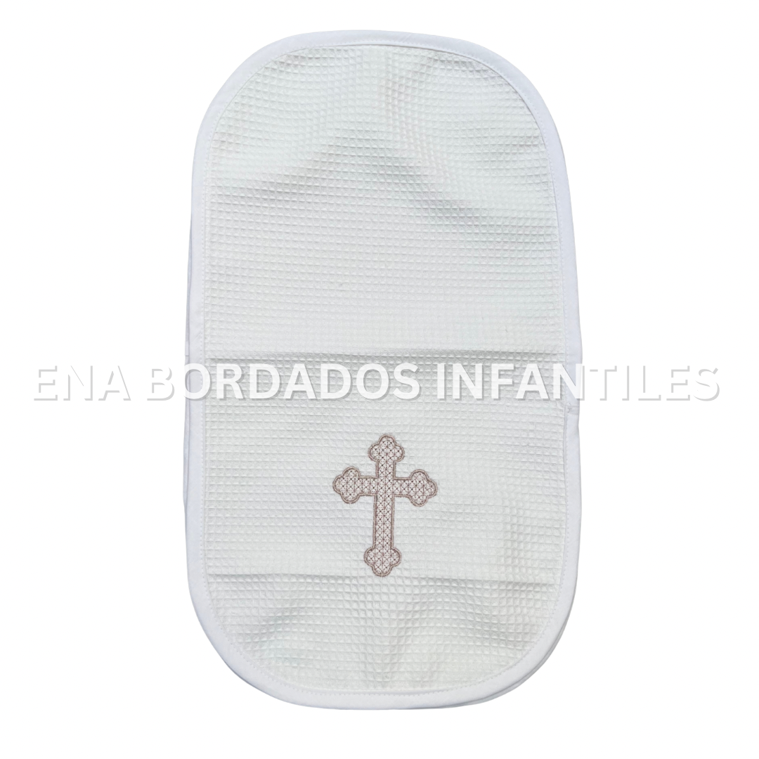 Saca aire cruz bordada