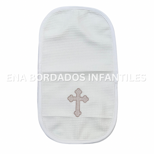 Saca aire cruz bordada
