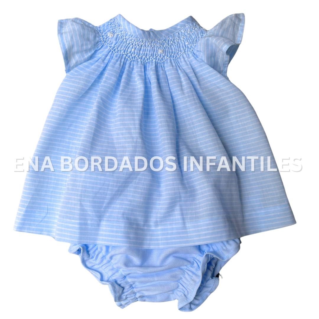 Blusa bishop con calzón 3 meses