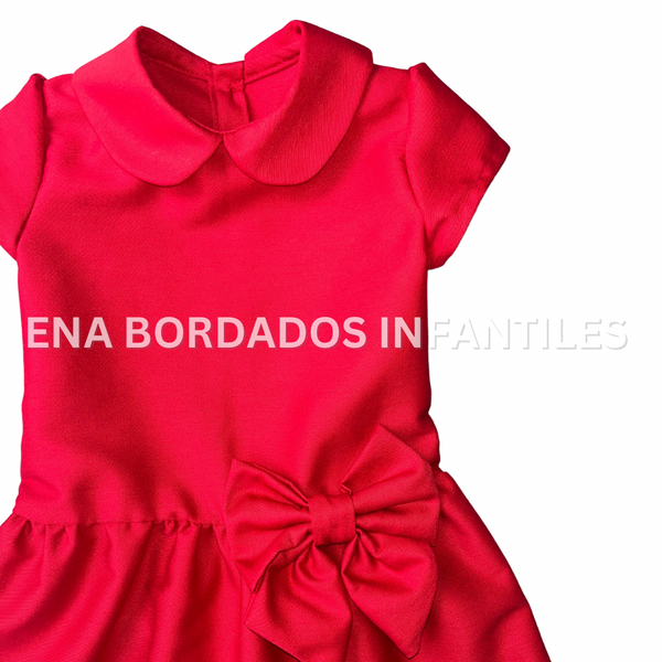 Vestido rojo talle bajo