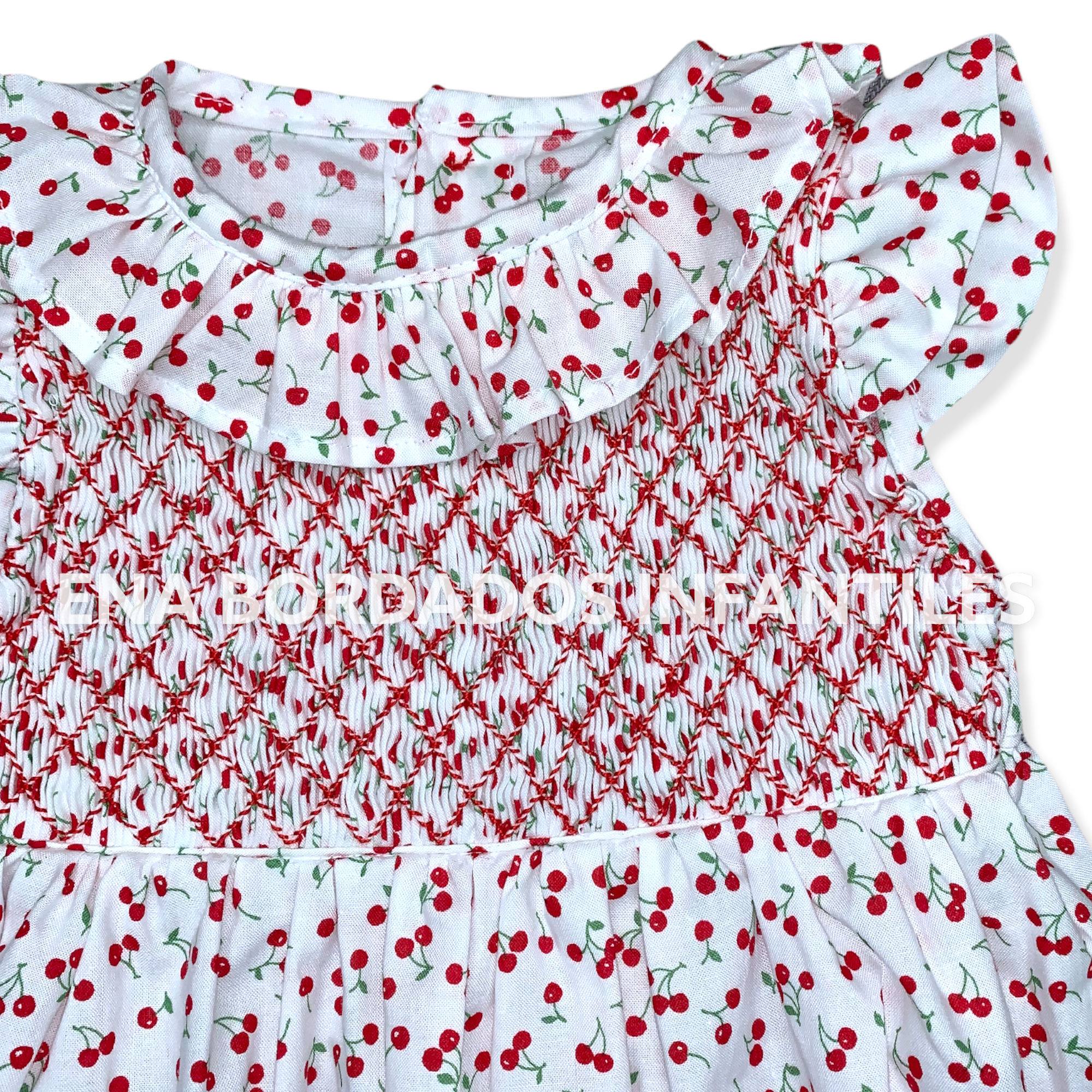 Vestido cerezas panal