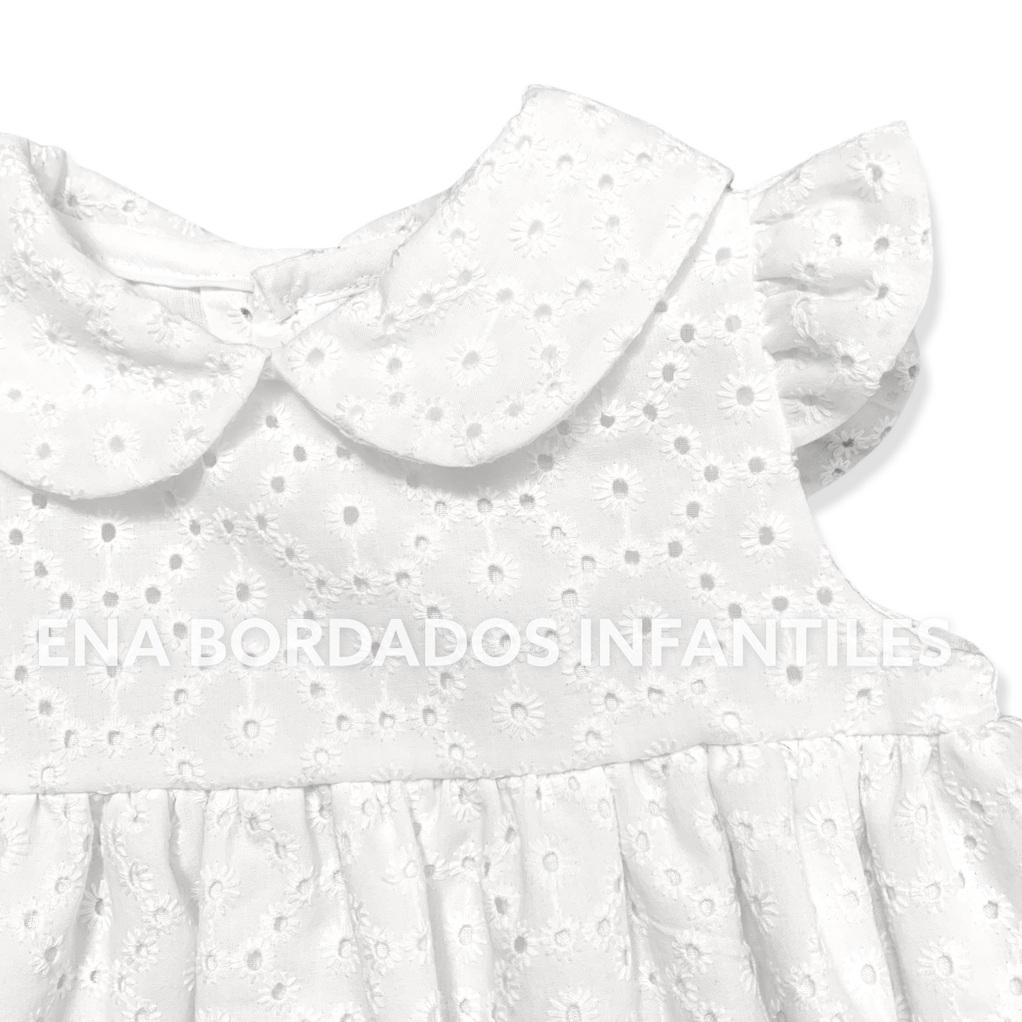 Vestido bordado ingles blanco