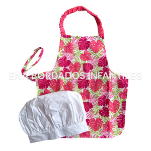 Kit de chef hojas rosadas