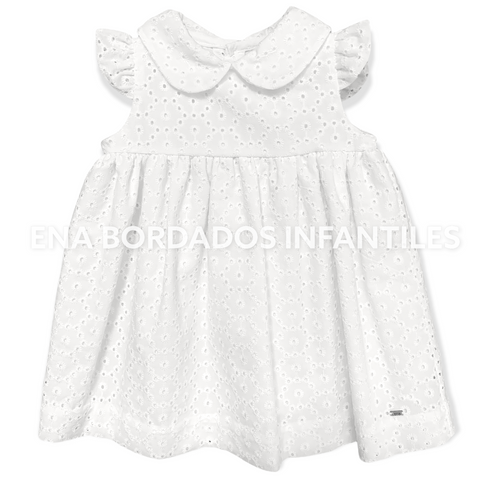 Vestido bordado ingles blanco