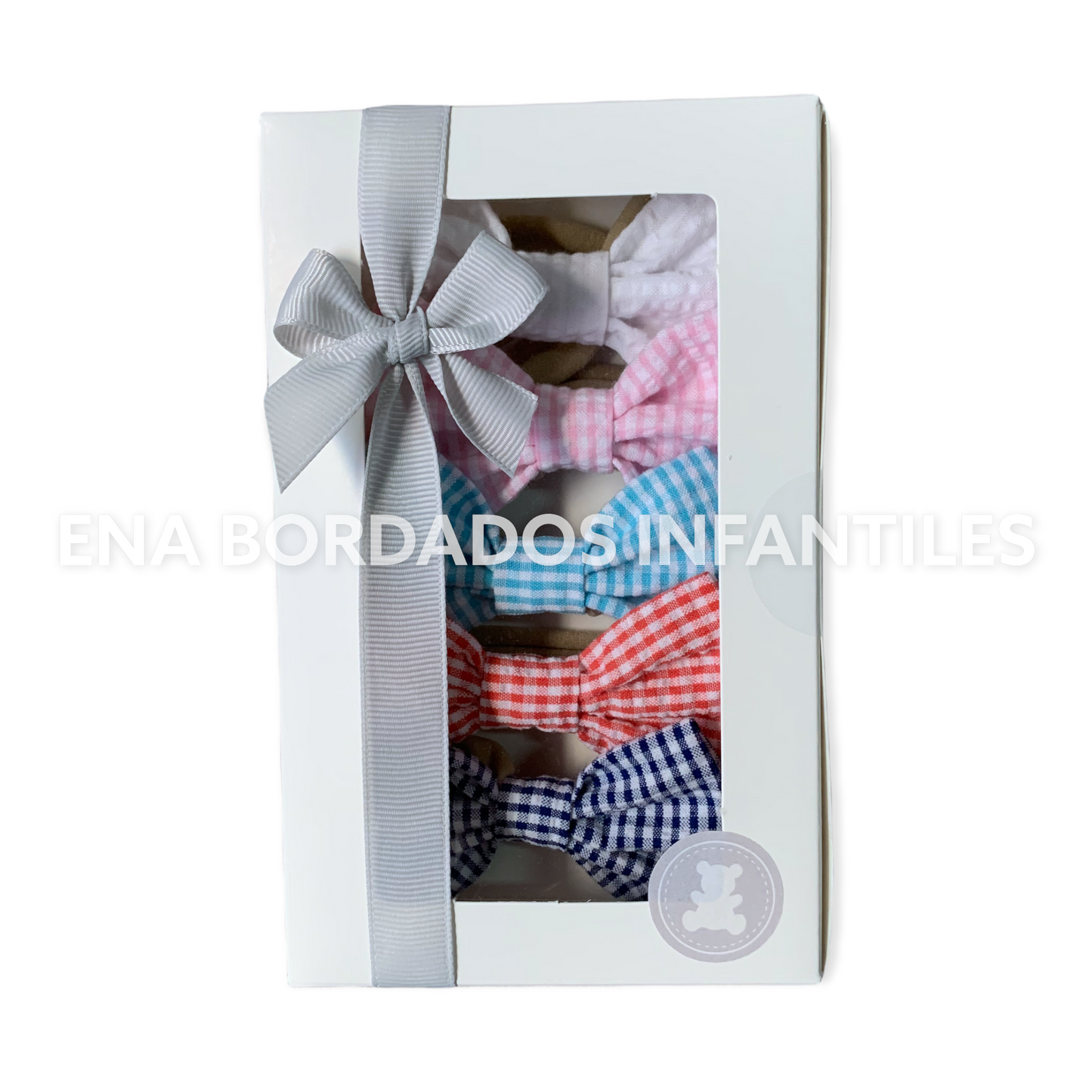 Cajita vinchas seersucker