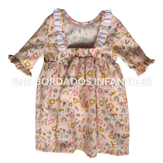 Vestido manga 3/4