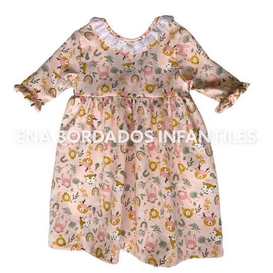 Vestido manga 3/4