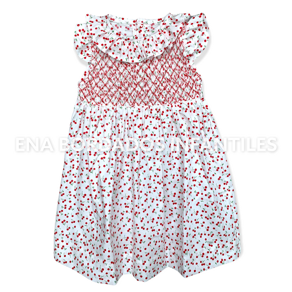 Vestido cerezas panal